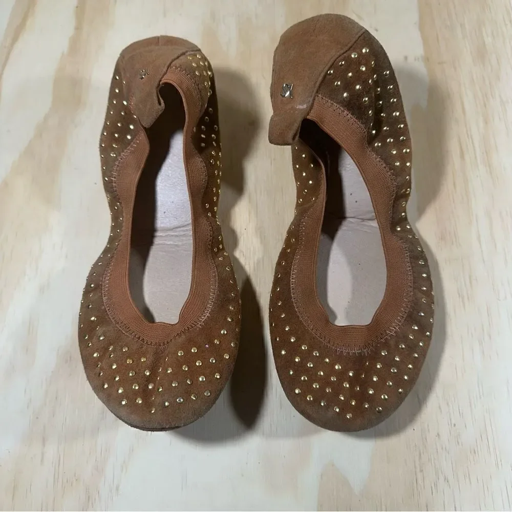 Yosi Samra Micro Studded Ballet Flats Women’s Size 7